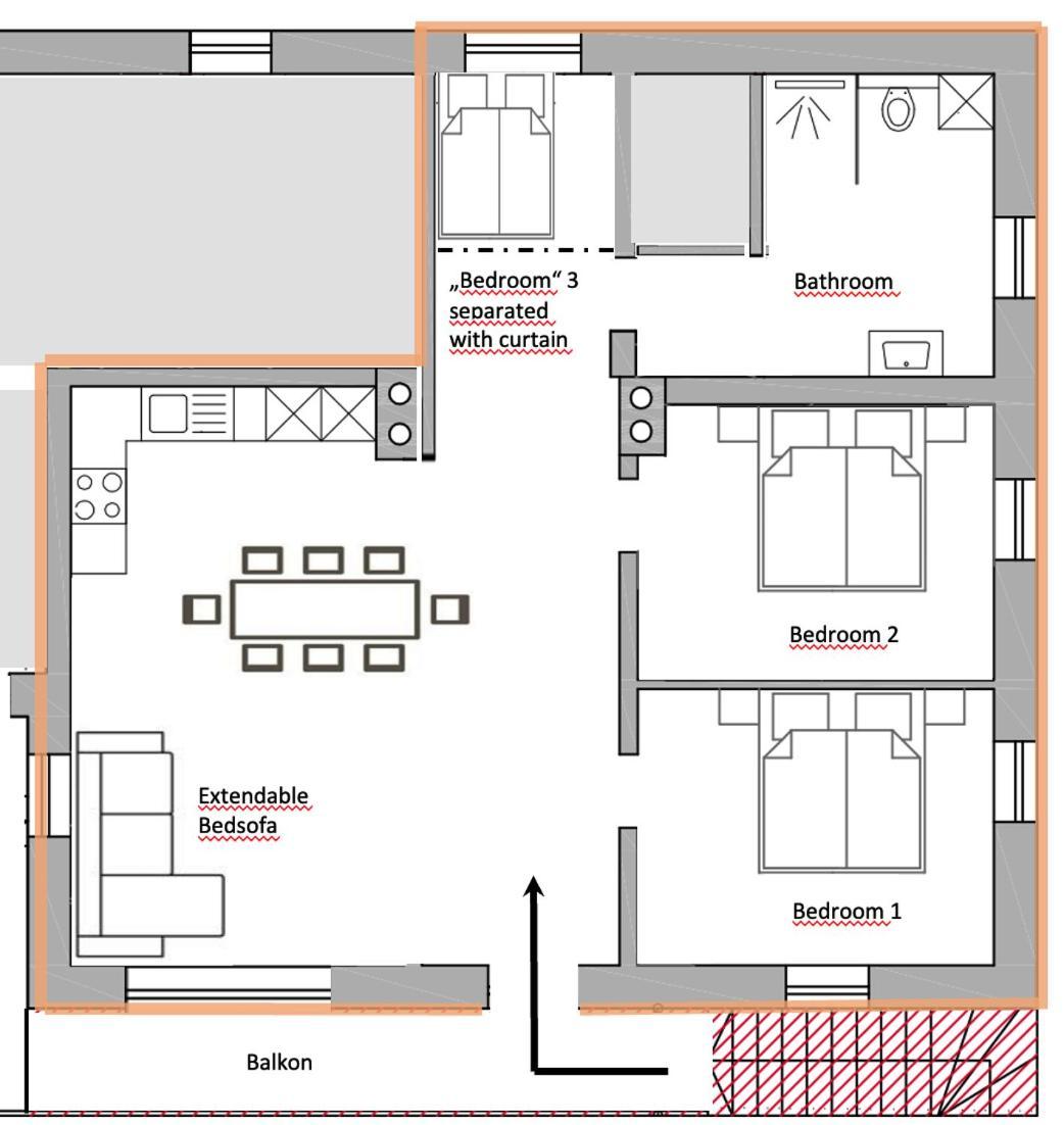 Karwendel Apartments Scharnitz Pokoj fotografie